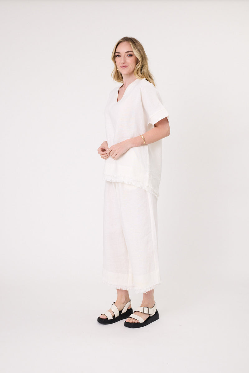 Lemon Tree Nicole Pant - White