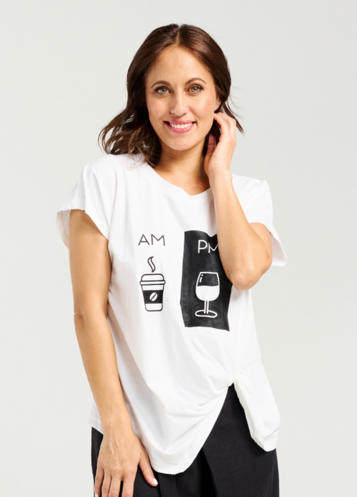 Zafina Nora Top White