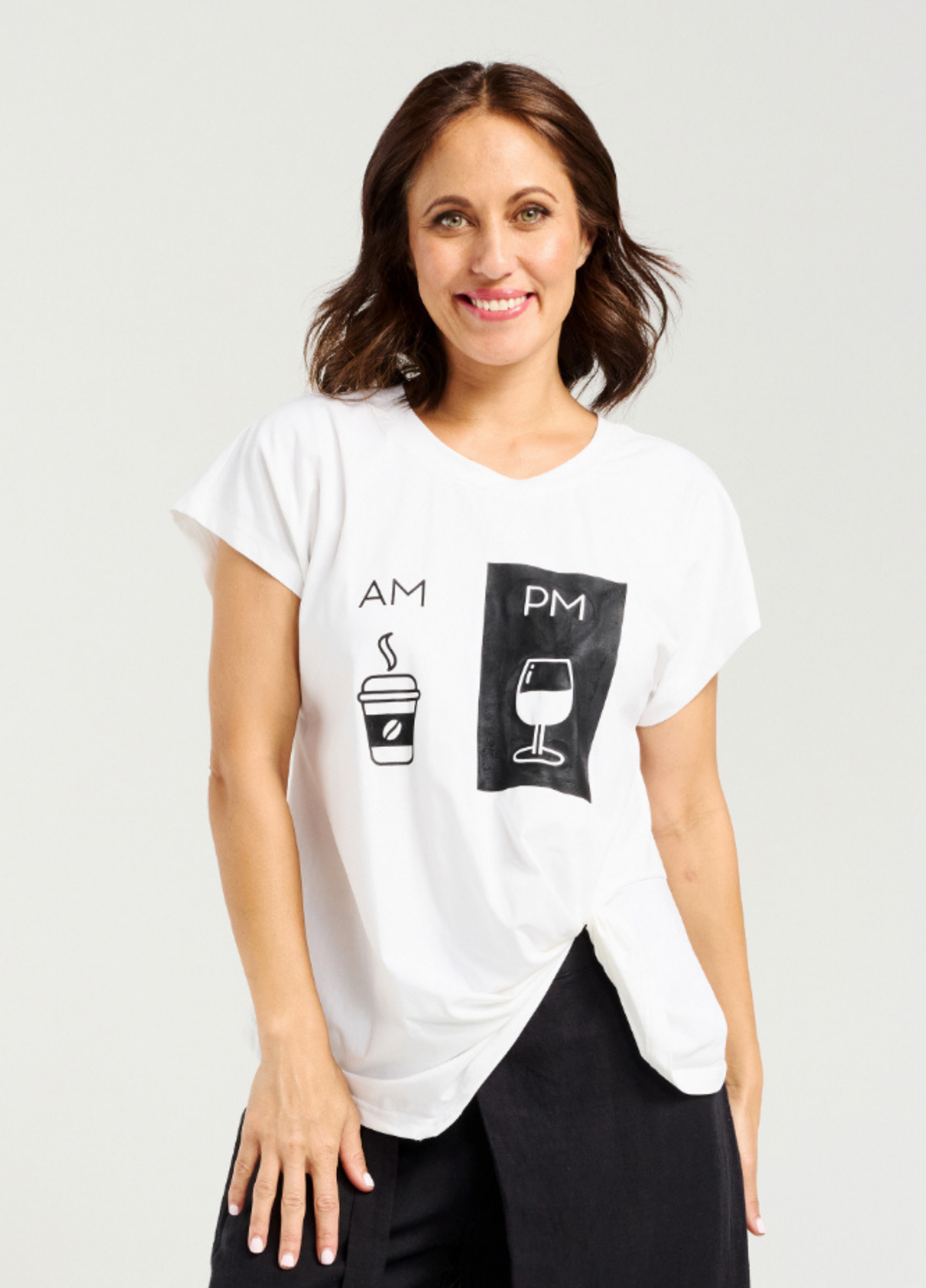 Zafina Nora Top White
