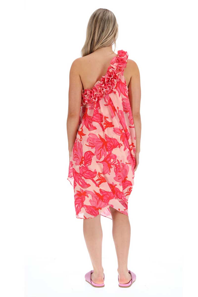Augustine Oceans Apart Dress - Pink Orange ROSSELLINI + SHINE Augustine Oceans Apart Dress - Pink Orange ROSSELLINI + SHINE