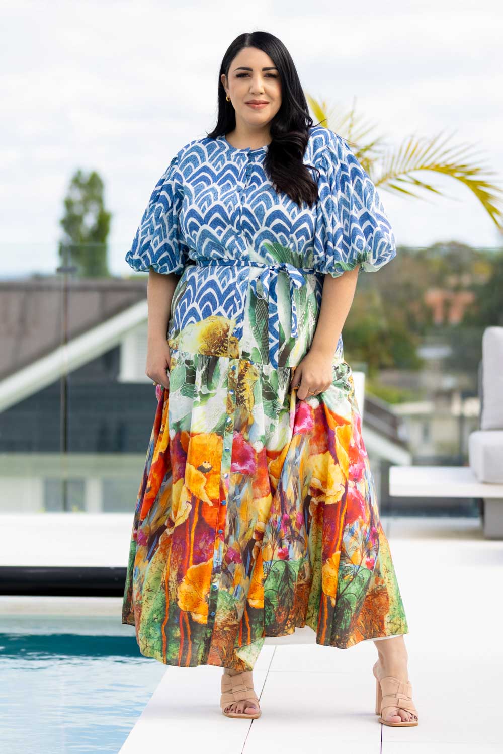 Augustine Pansy Maxi Dress