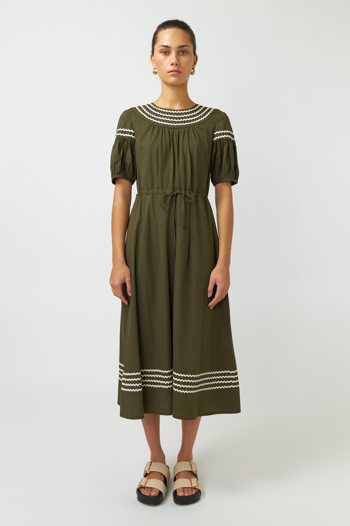 Sylvester Ric Rac Dress Olive