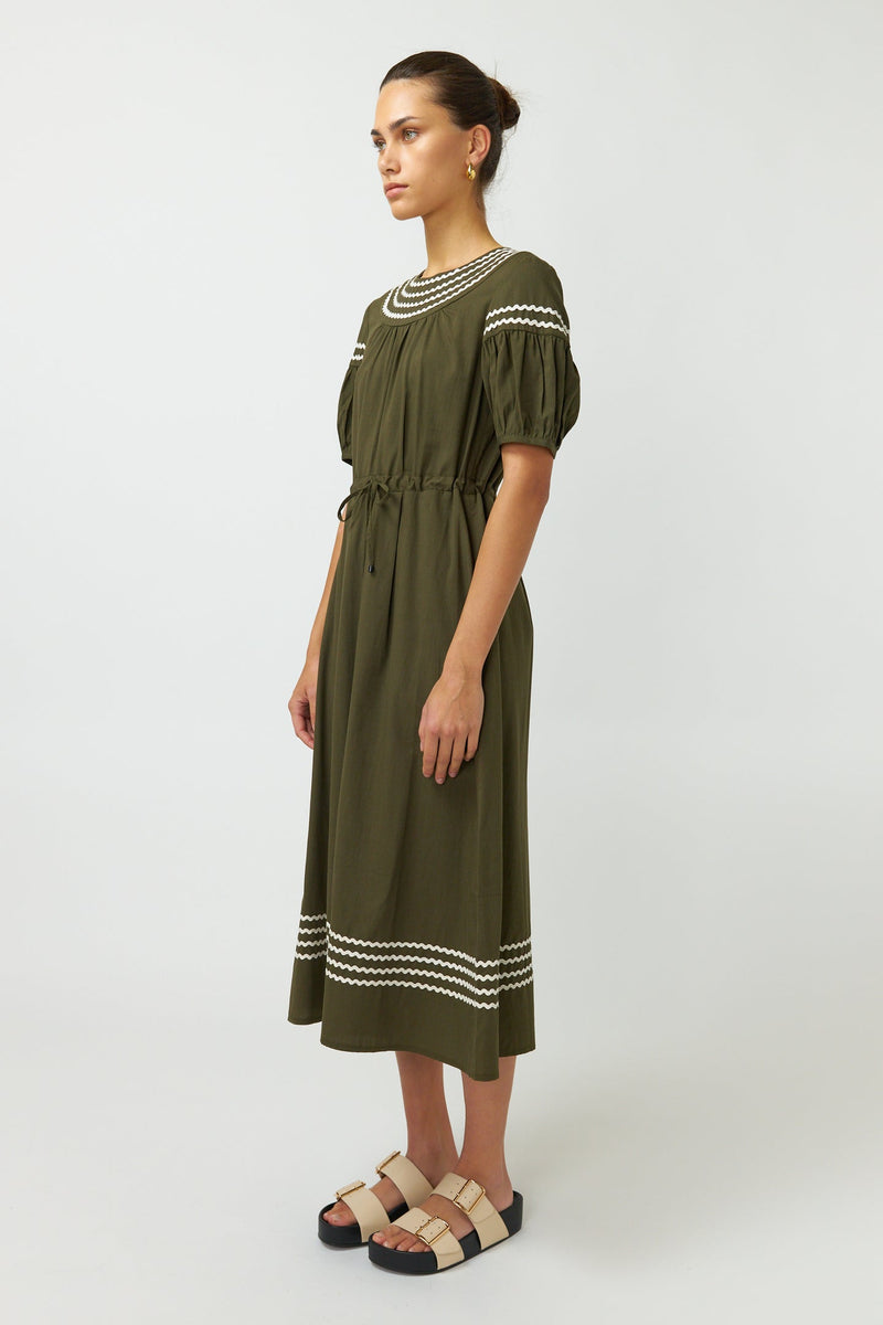 Sylvester Ric Rac Dress Olive