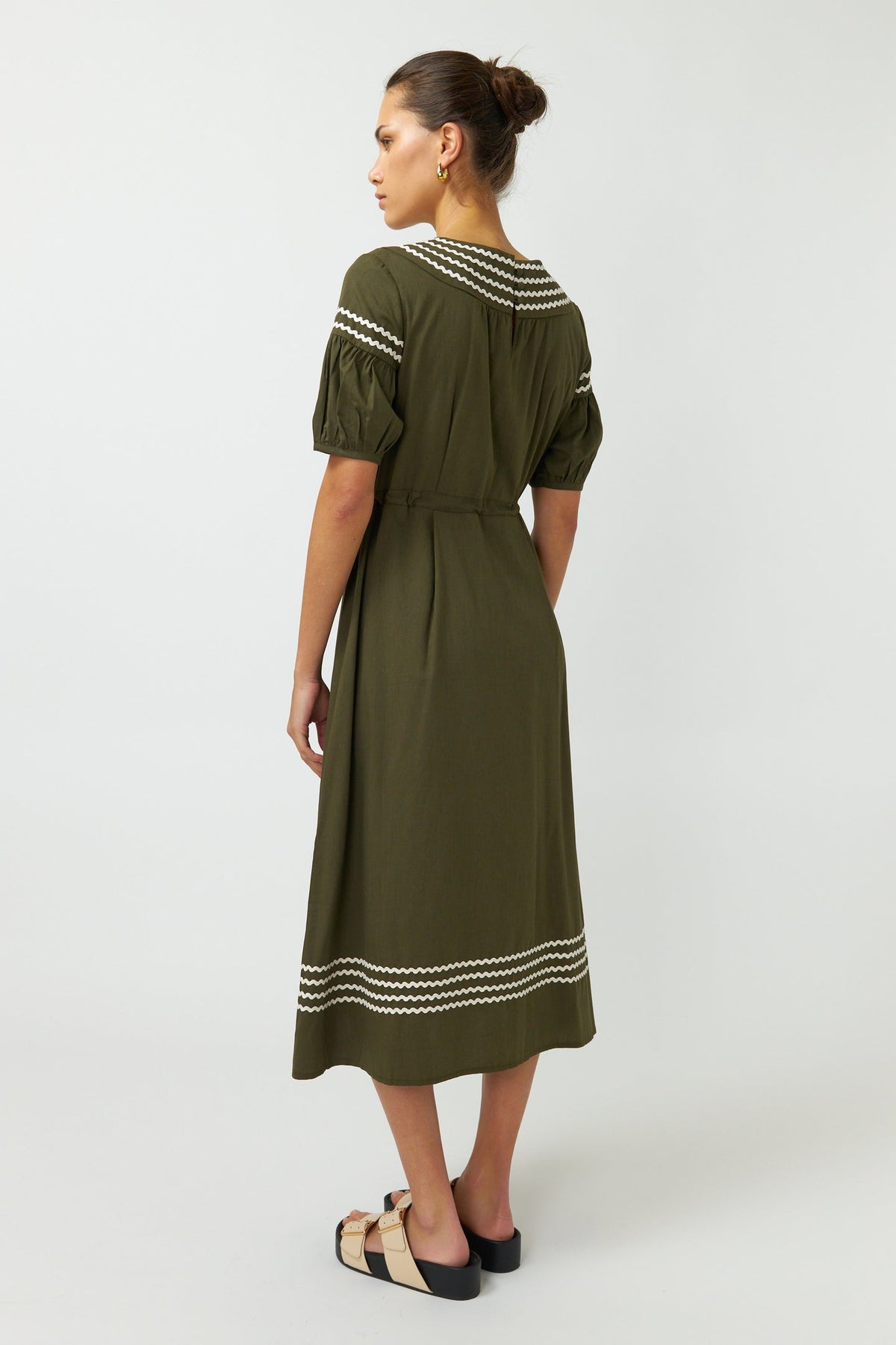 Sylvester Ric Rac Dress Olive