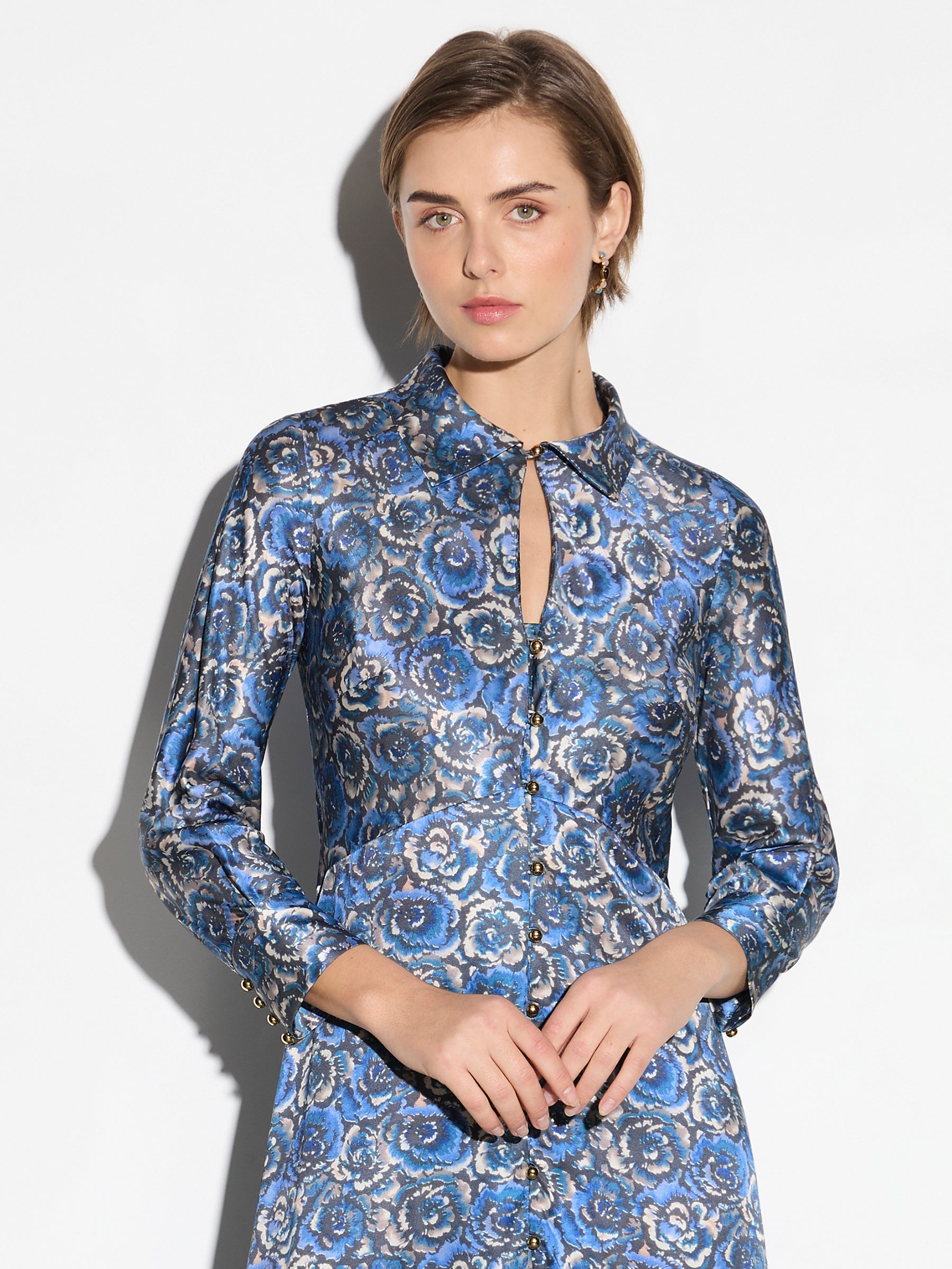 Paisley Shirt Dress