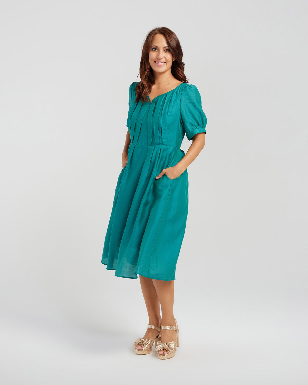 Seduce Julia Dress - Forest Green