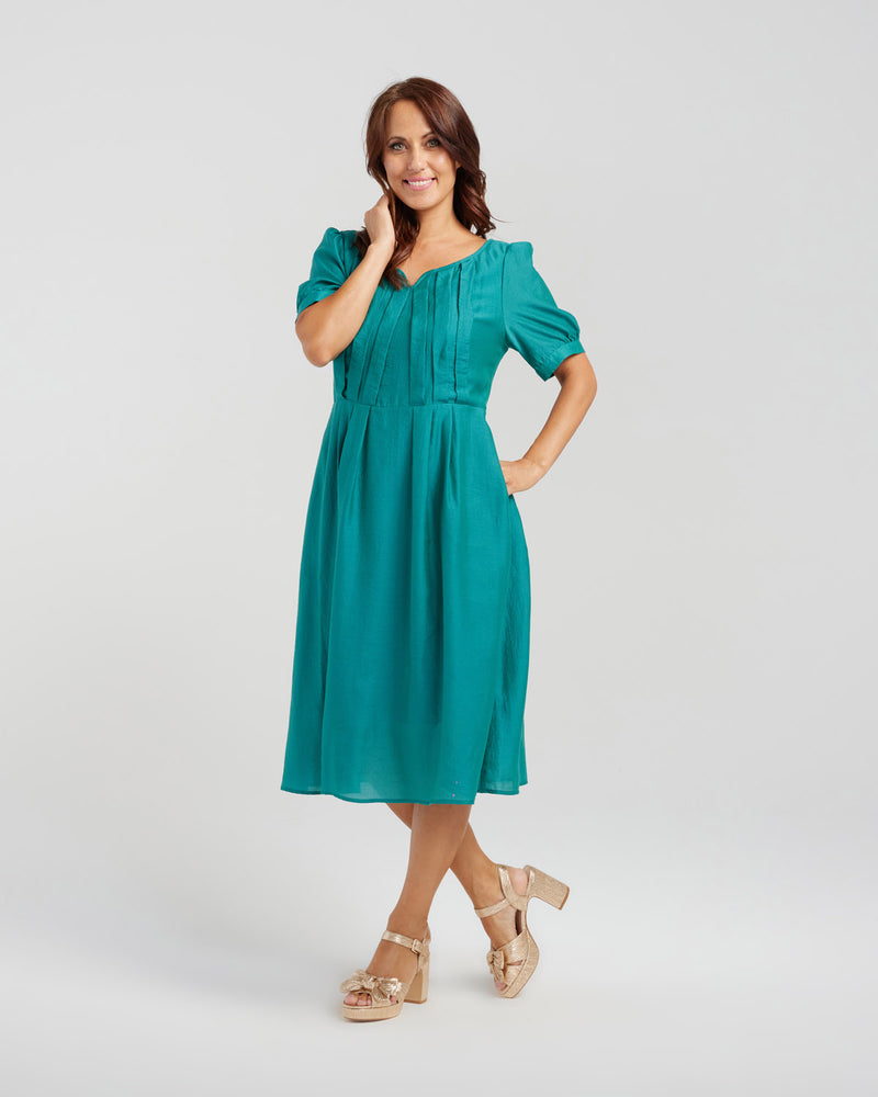 Seduce Julia Dress - Forest Green