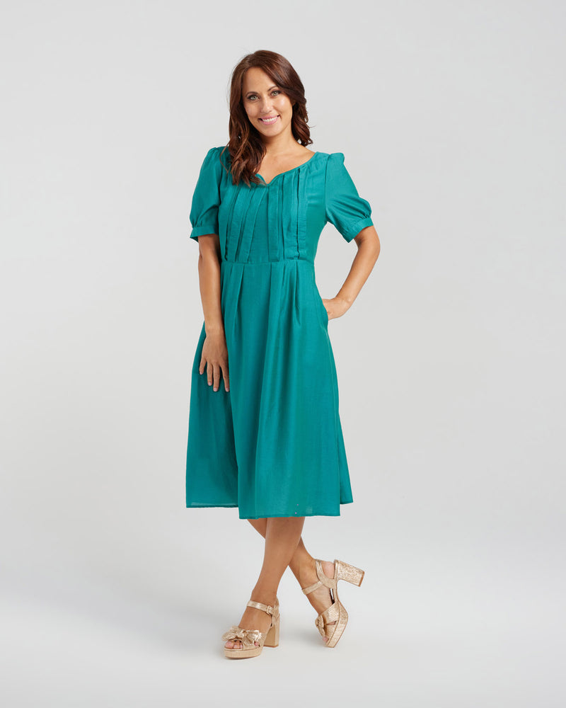 Seduce Julia Dress - Forest Green