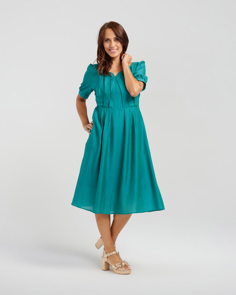 Seduce Julia Dress - Forest Green