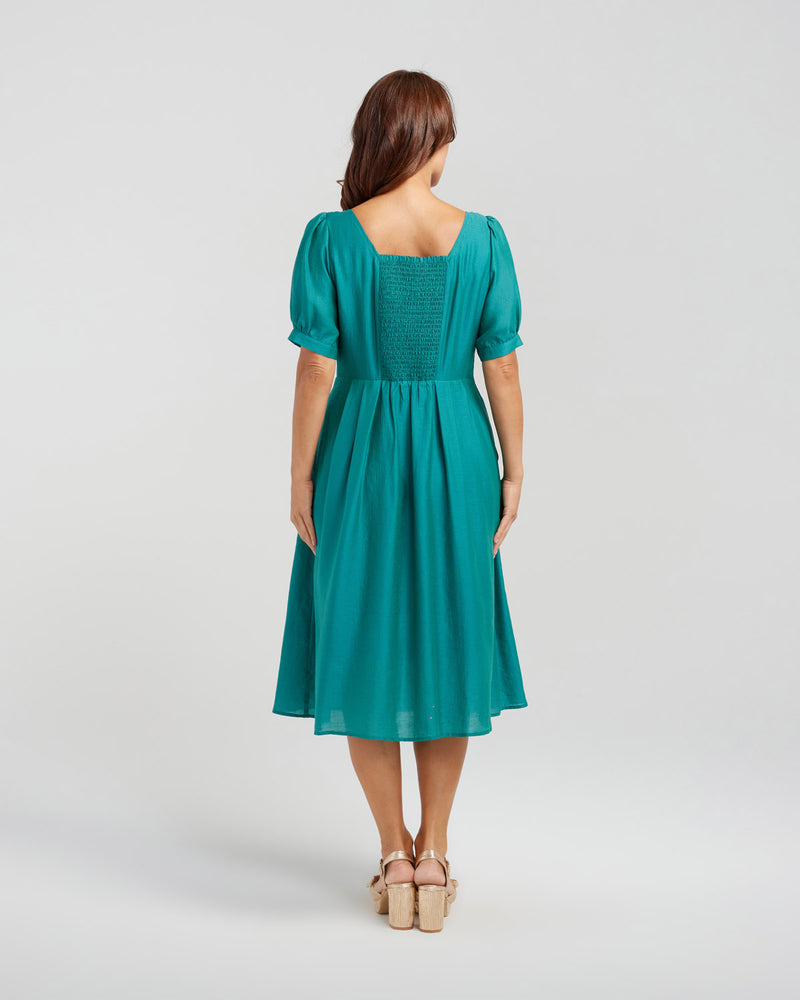 Seduce Julia Dress - Forest Green