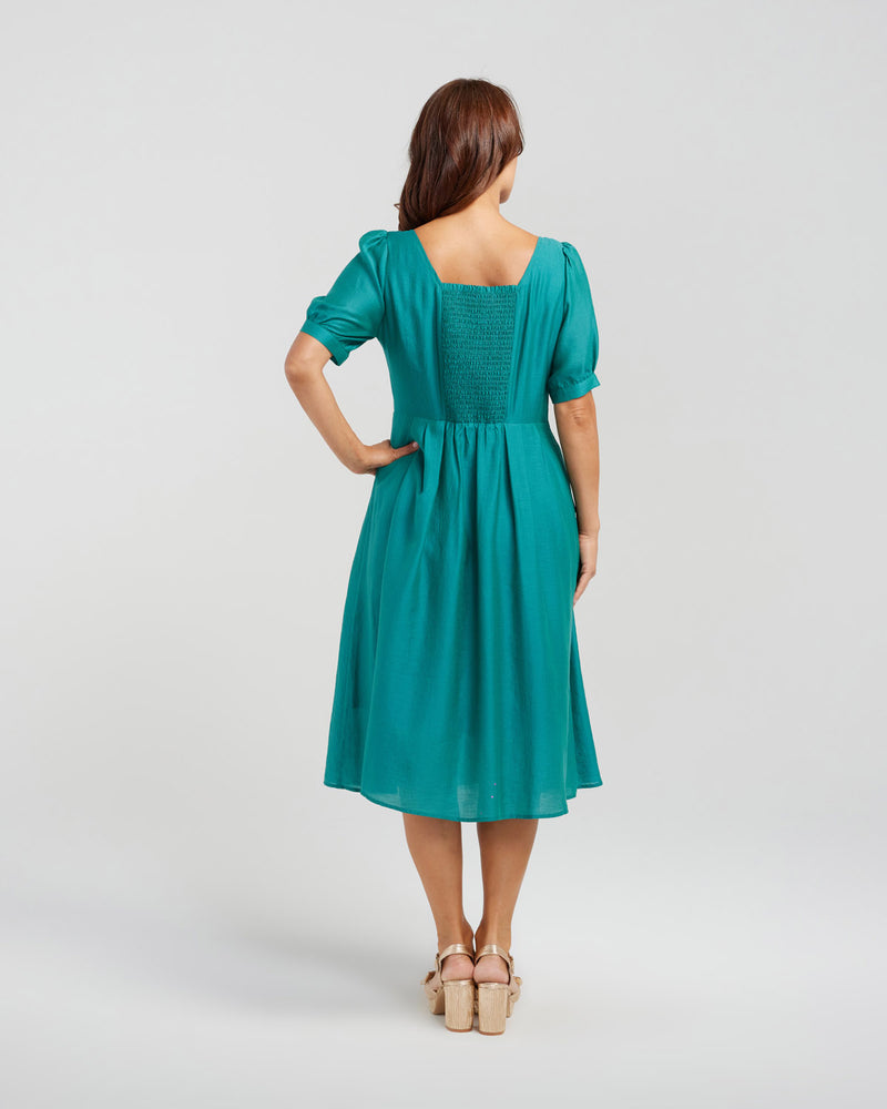 Seduce Julia Dress - Forest Green