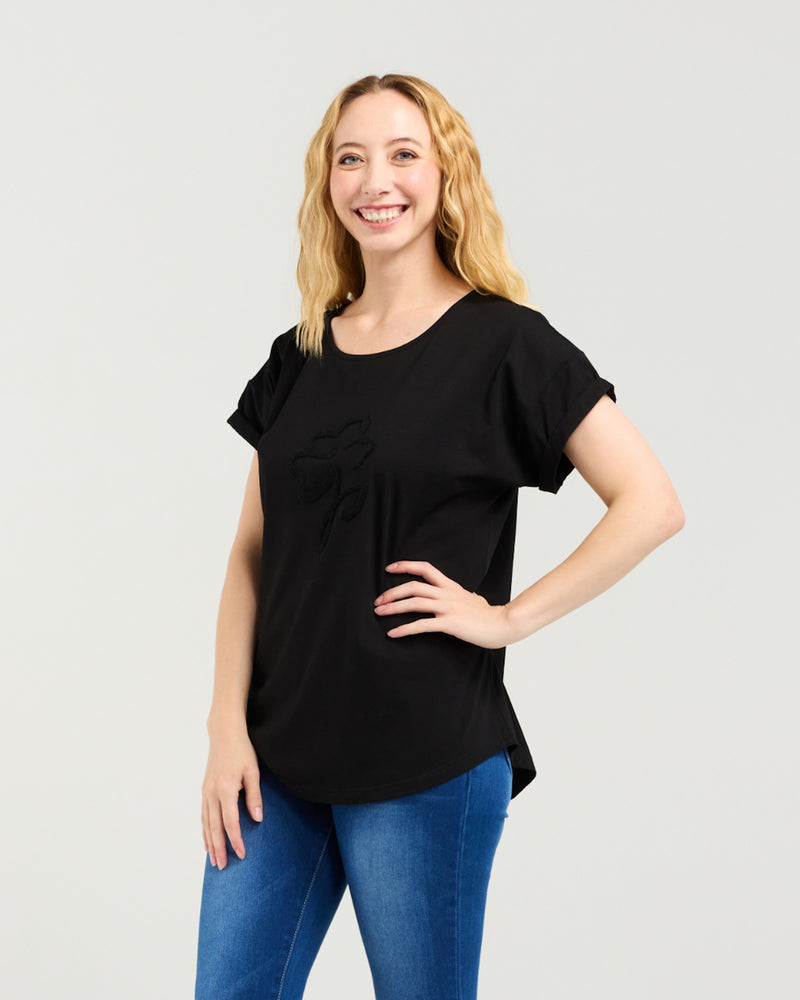Seduce Lily Top - Black