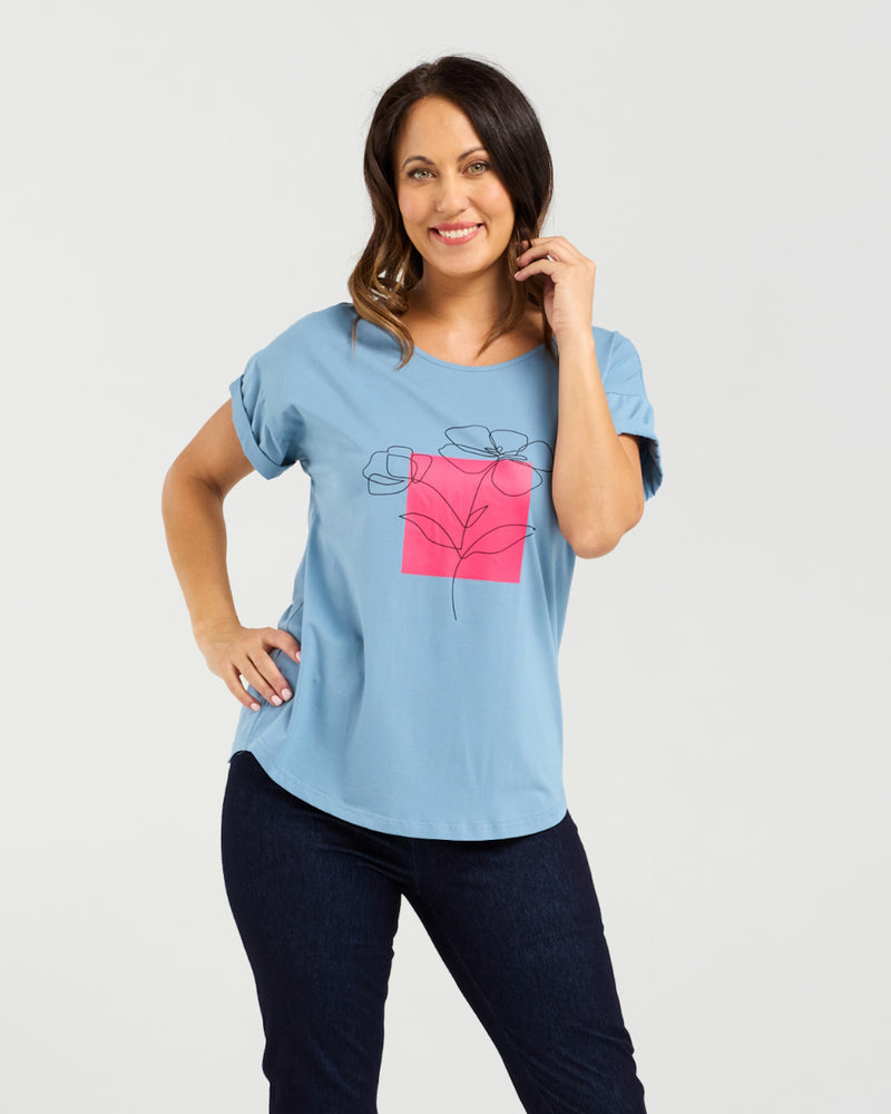 Seduce Lily Top - Blue