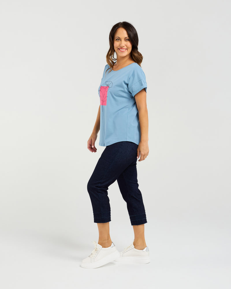 Seduce Lily Top - Blue