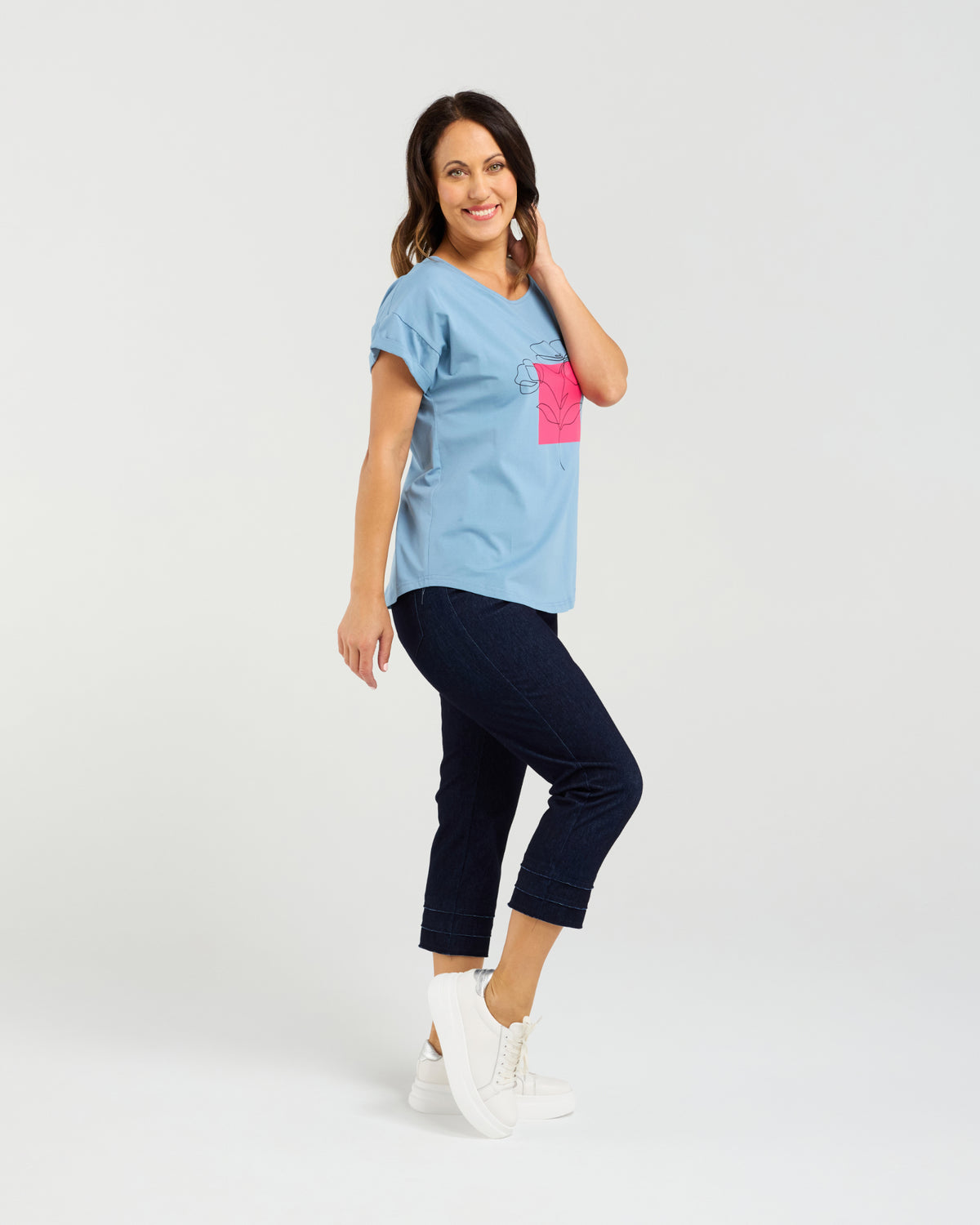 Seduce Lily Top - Blue