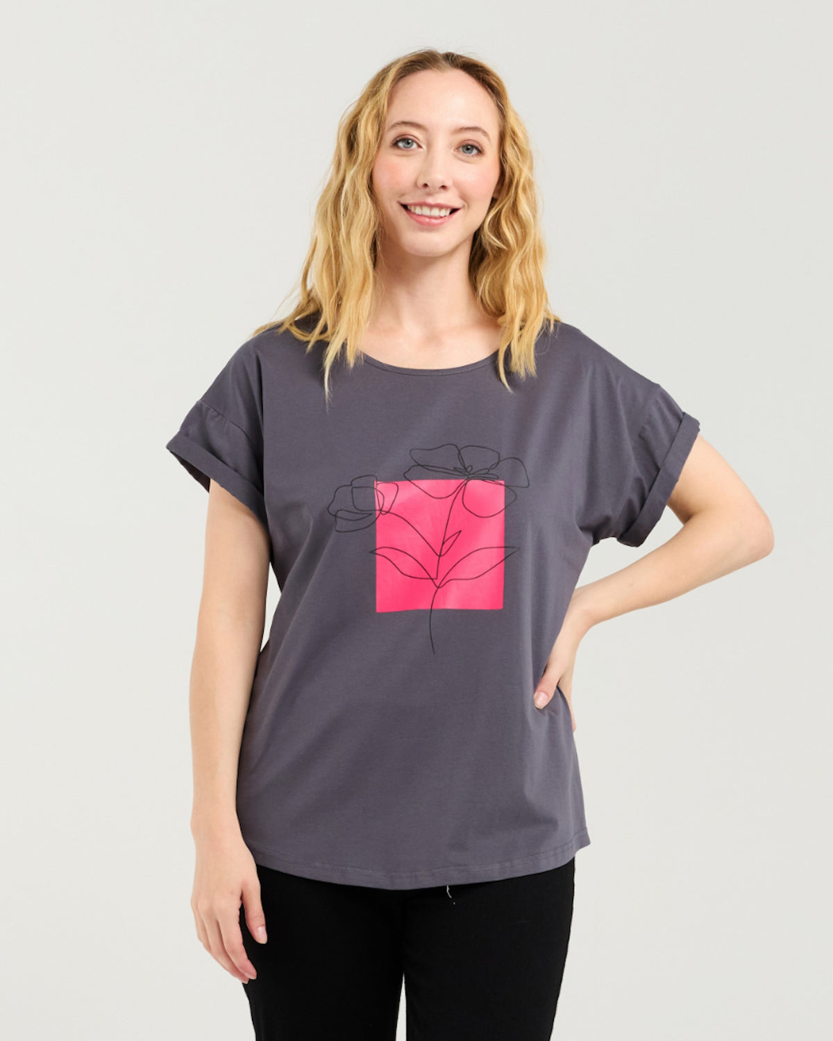 Seduce Lily Top - Grey