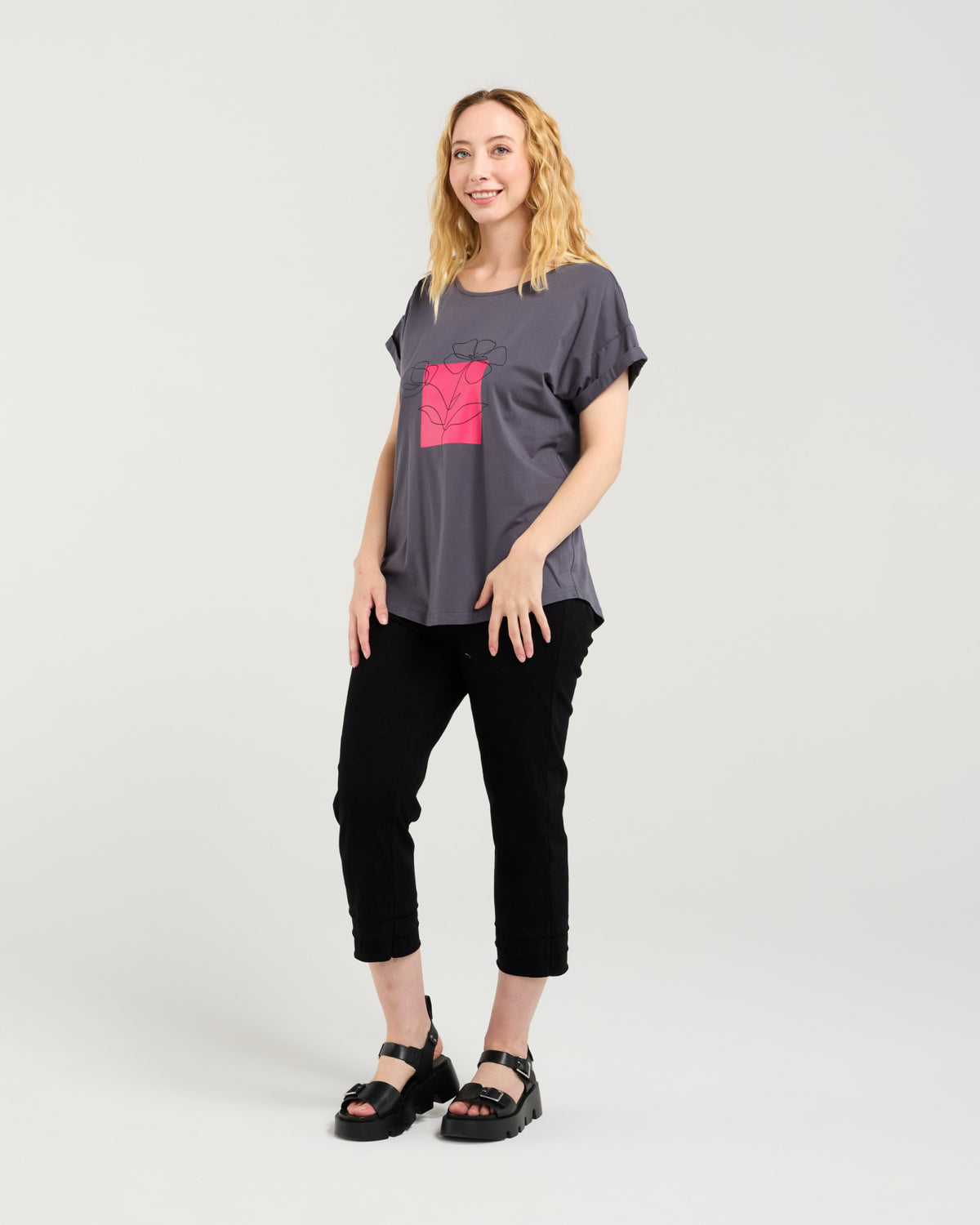 Seduce Lily Top - Grey