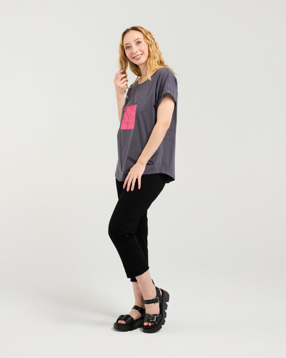 Seduce Lily Top - Grey