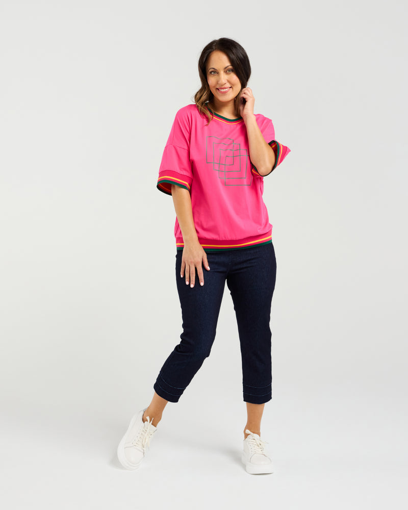 Seduce Gemma Top - Hot Pink