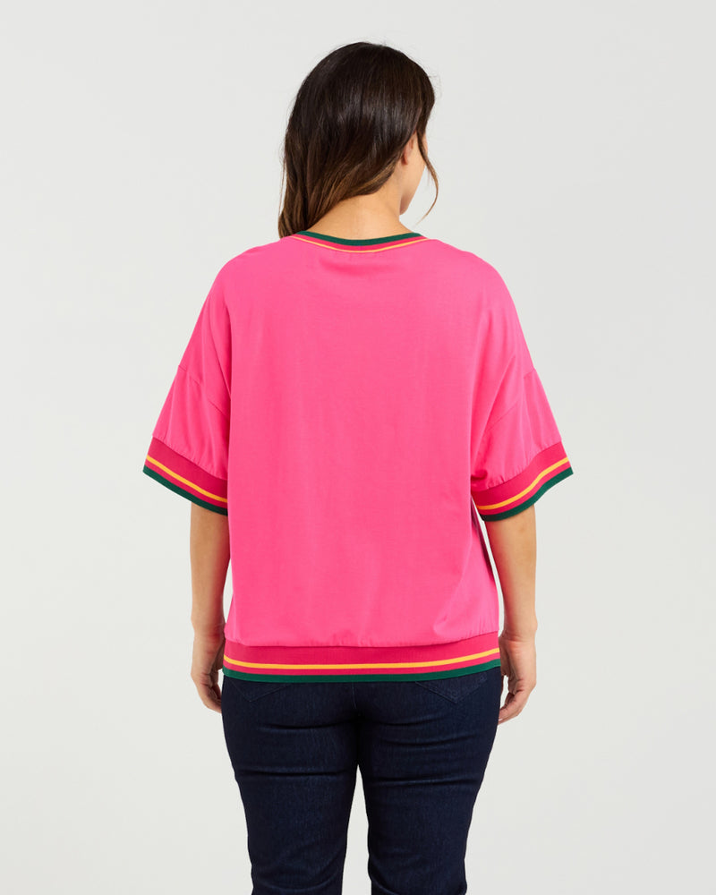 Seduce Gemma Top - Hot Pink