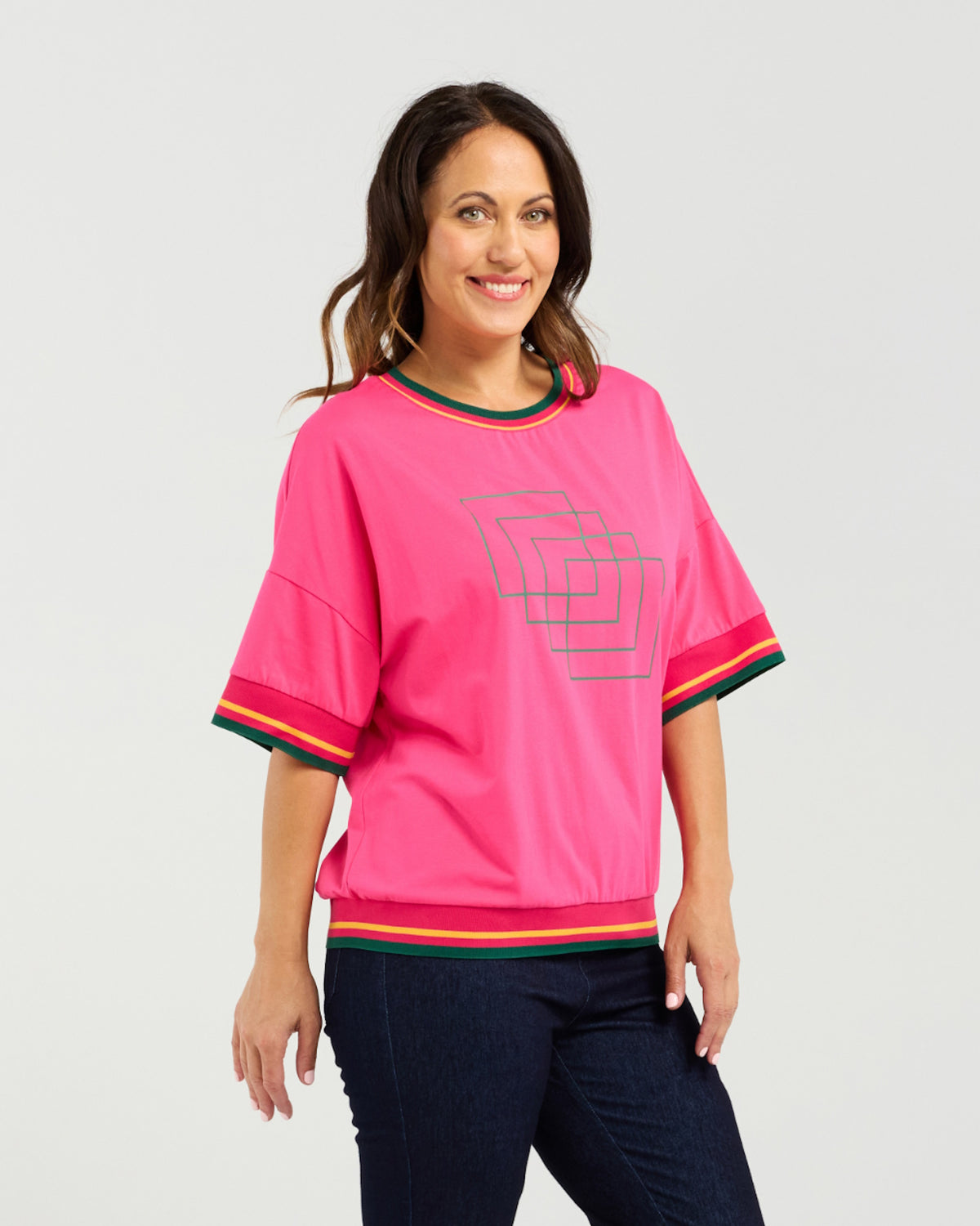 Seduce Gemma Top - Hot Pink