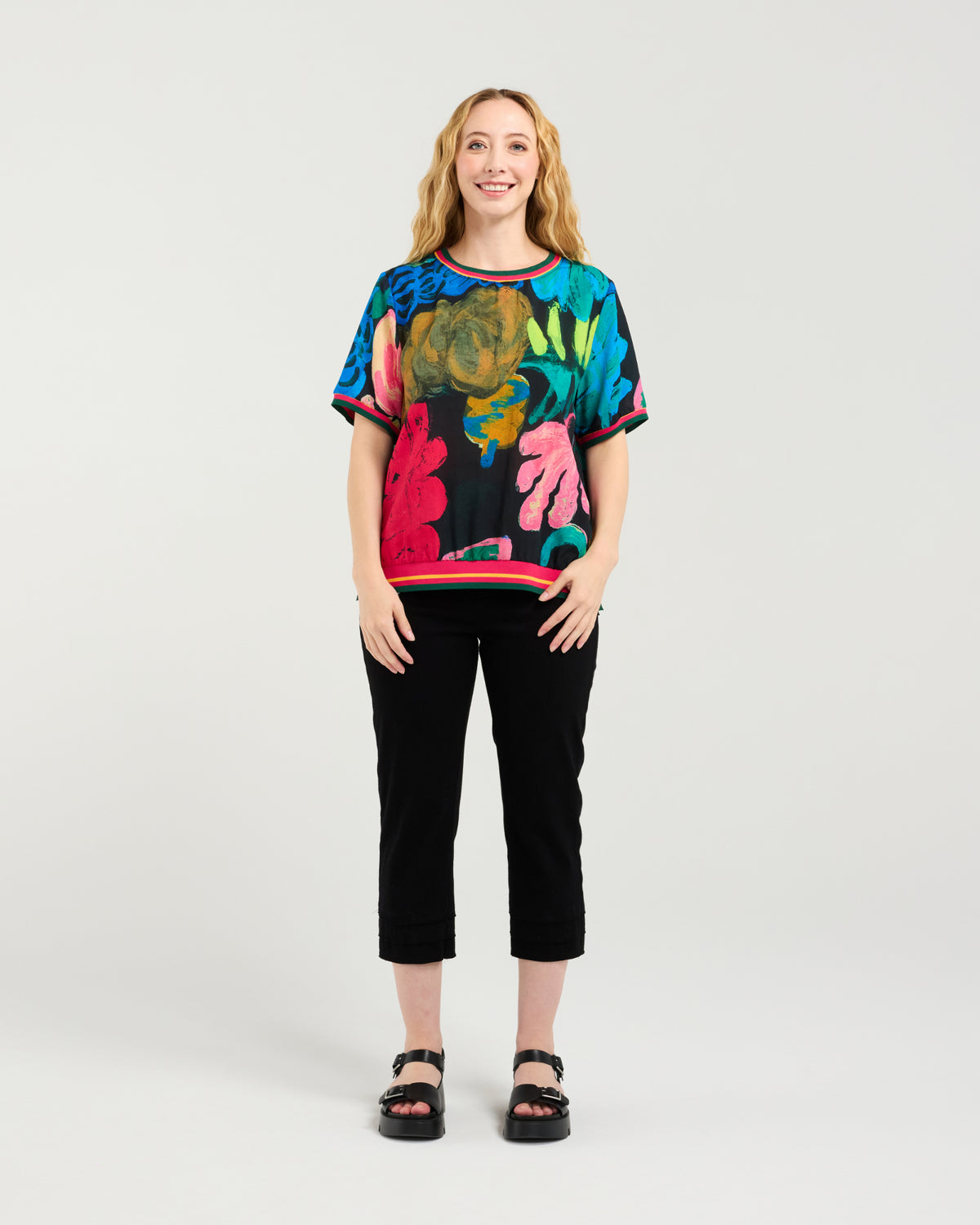 Seduce Zoe Top - Midnight Fern