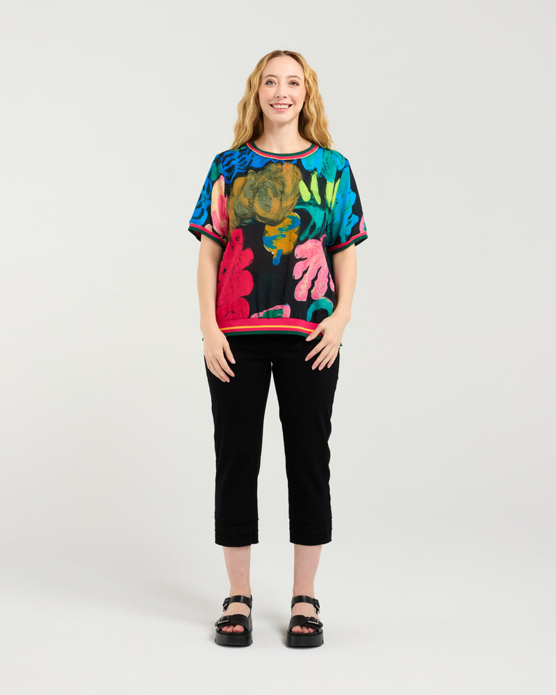 Seduce Zoe Top - Midnight Fern