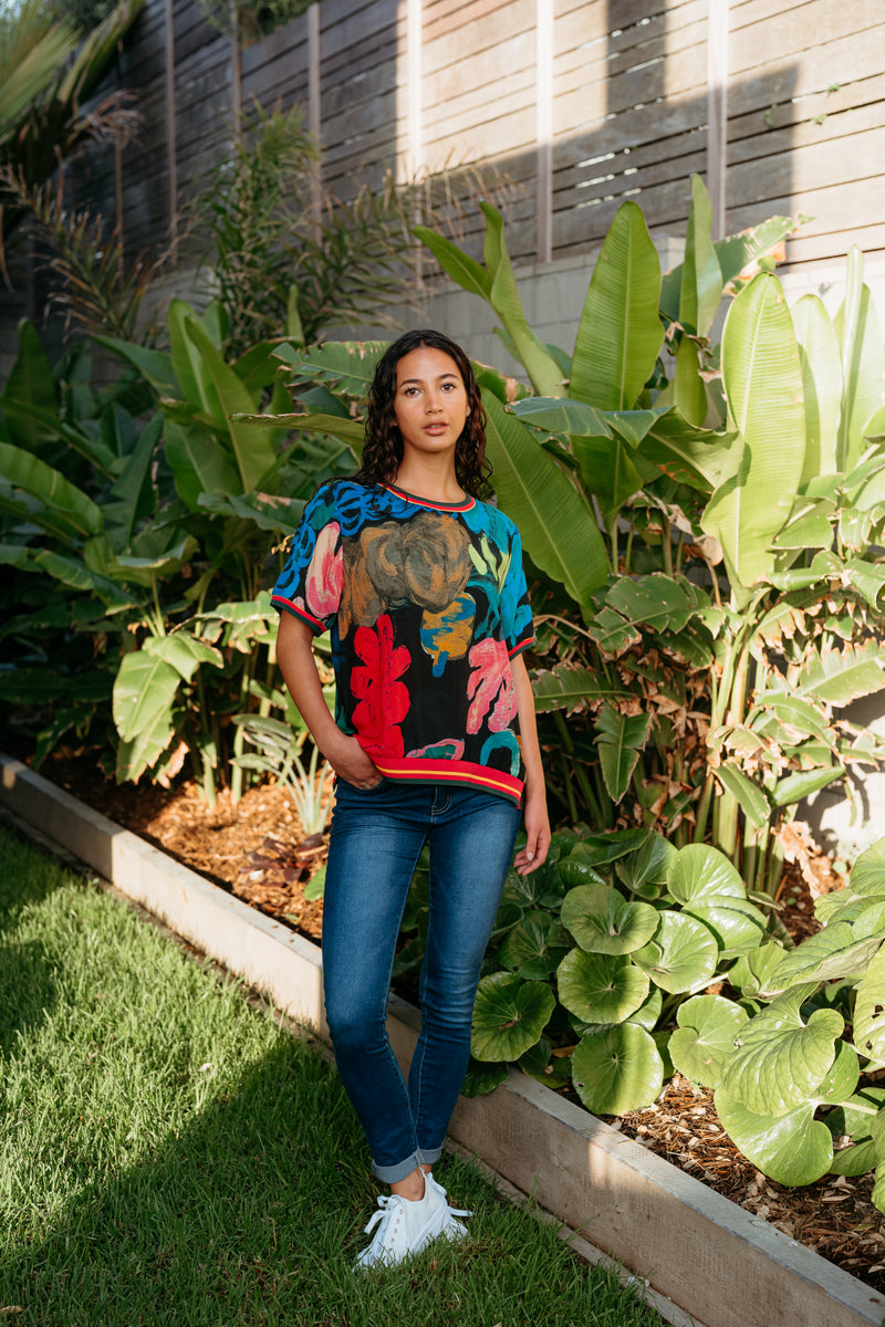 Seduce Zoe Top - Midnight Fern