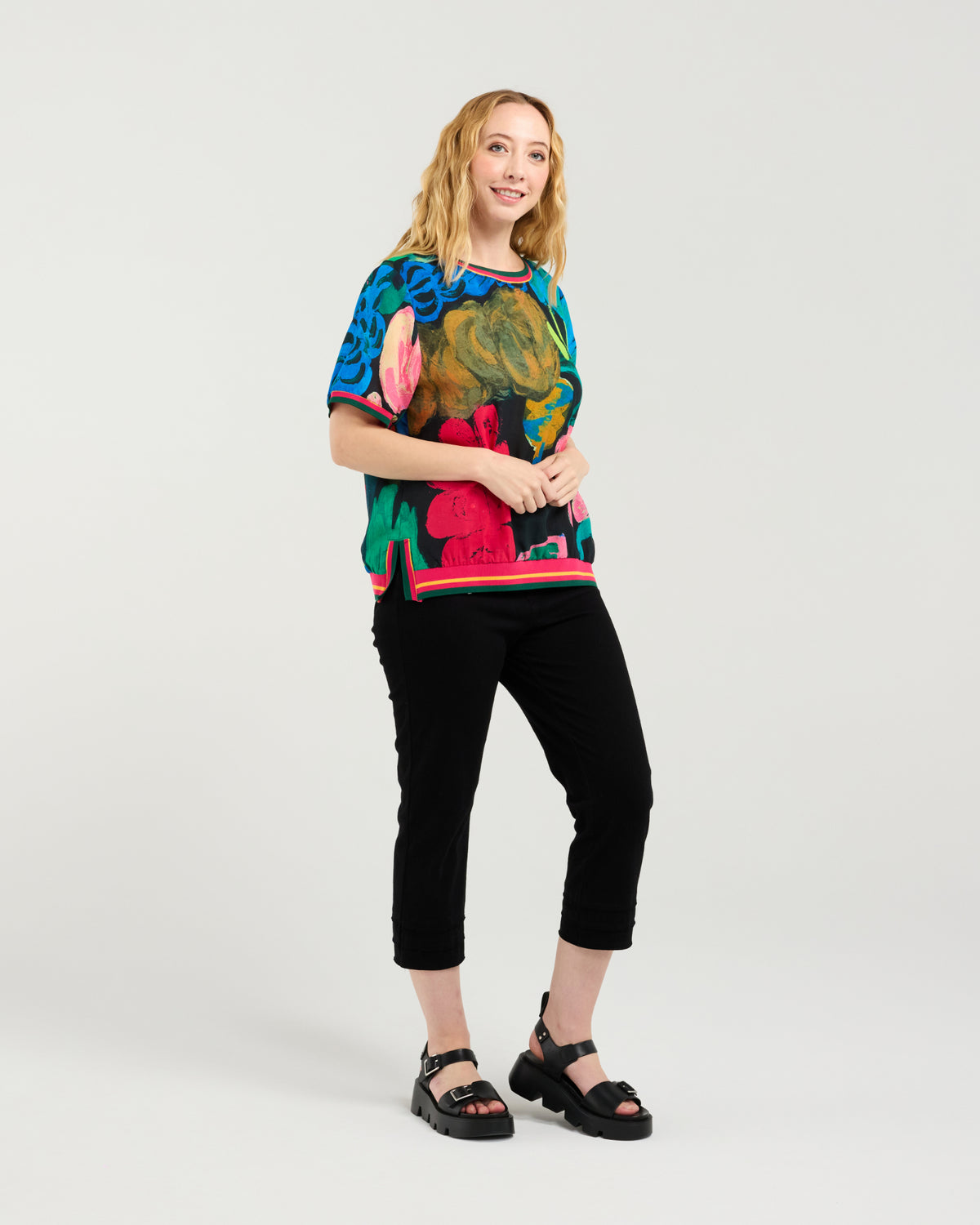 Seduce Zoe Top - Midnight Fern