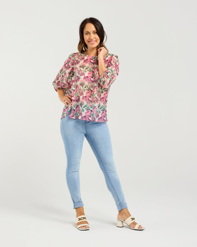 Seduce Ariel Top - Rose Garden