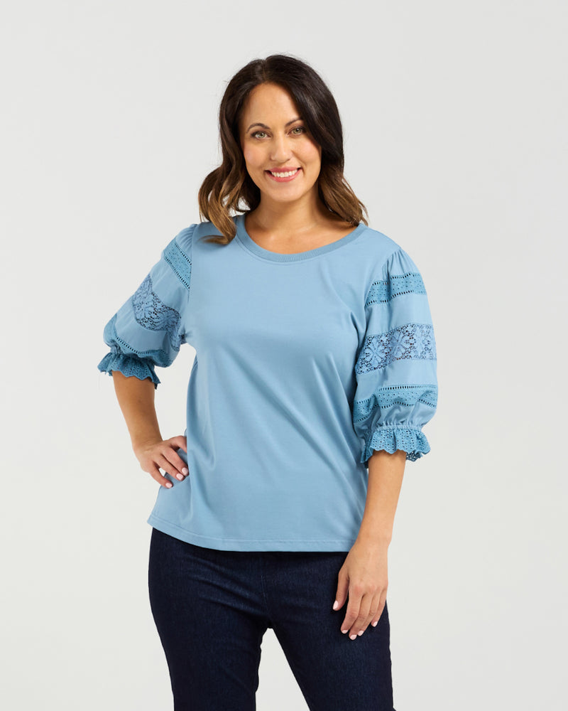 Seduce Amber Top - Blue