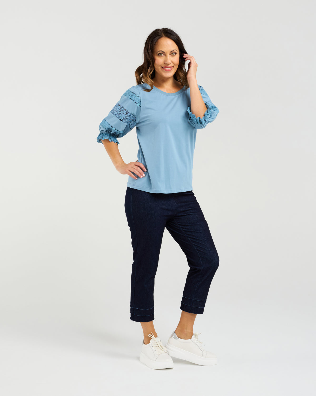 Seduce Amber Top - Blue