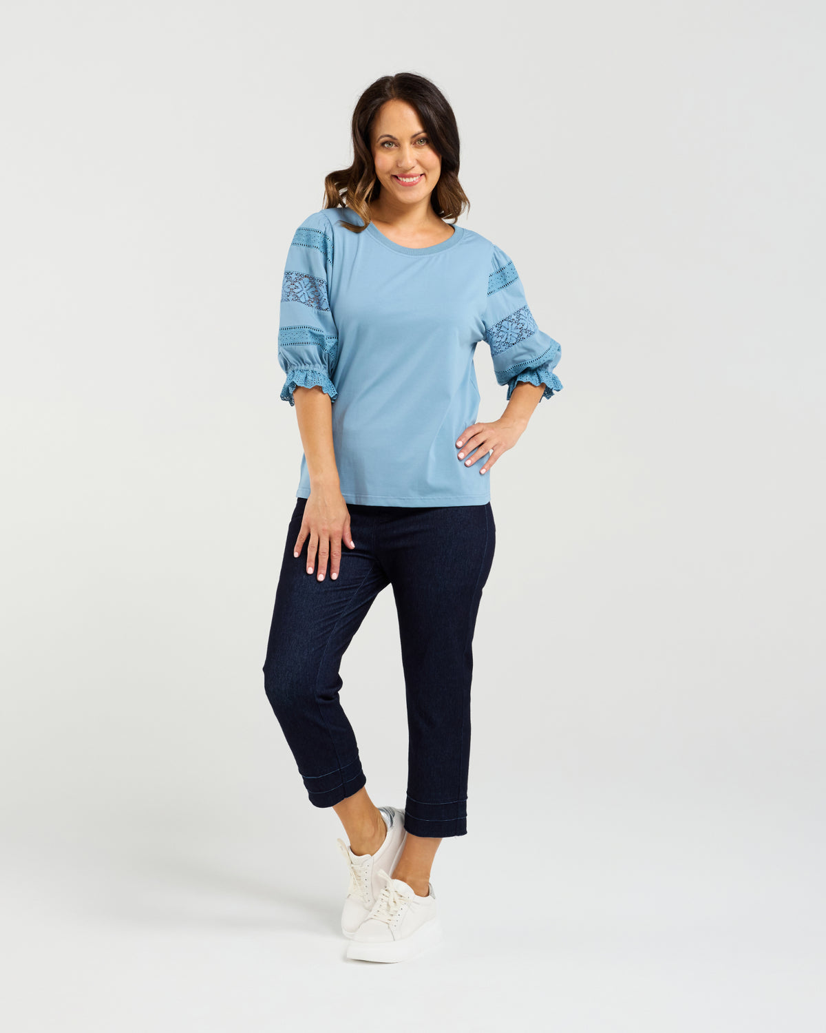 Seduce Amber Top - Blue