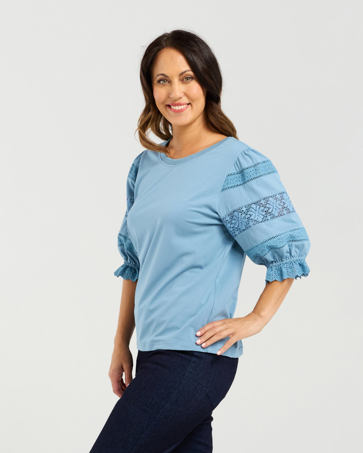 Seduce Amber Top - Blue