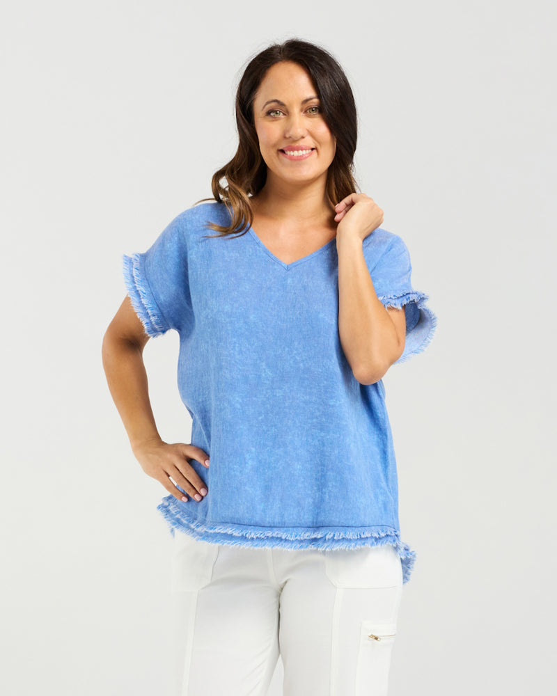 Seduce Lilah Top - Blue