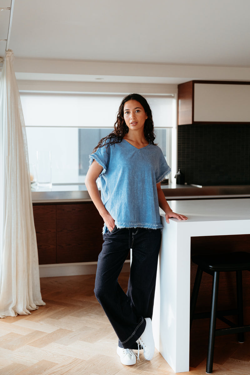 Seduce Lilah Top - Blue