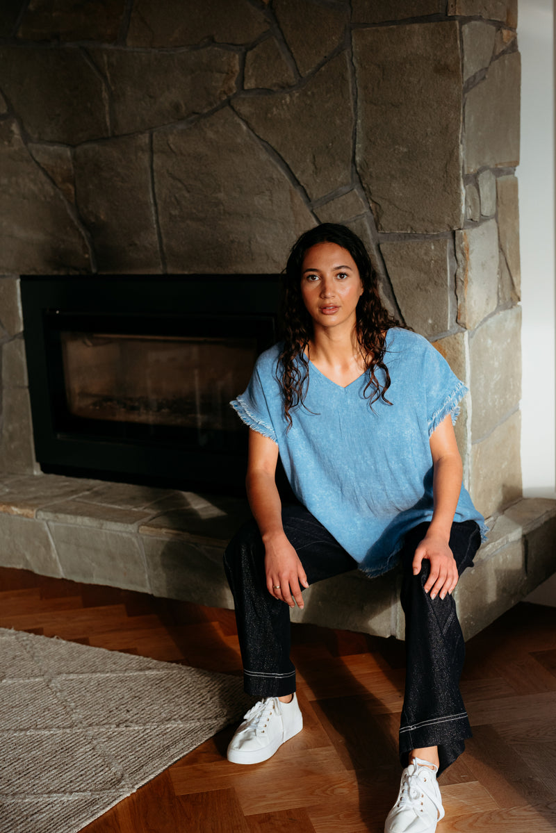 Seduce Lilah Top - Blue