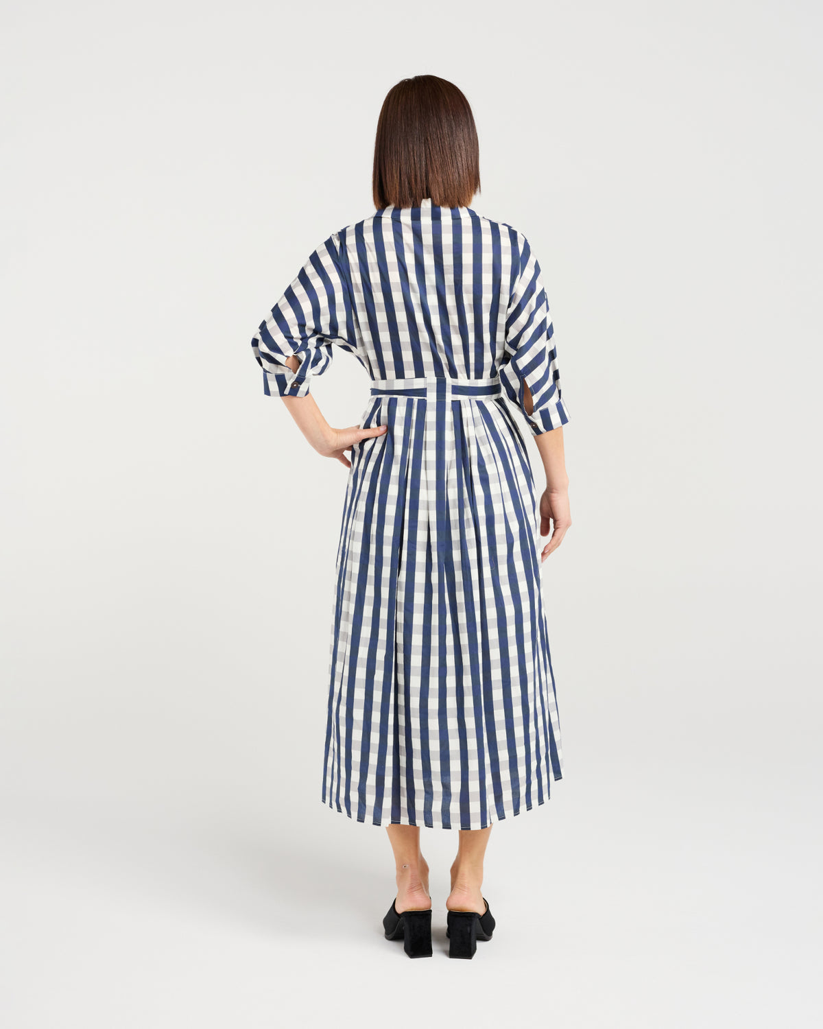 Seduce Ava Dress - Ink Check