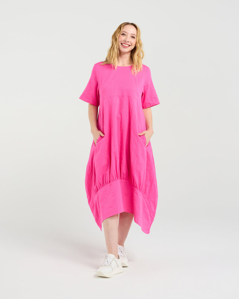 Seduce Selena Dress - Hot Pink