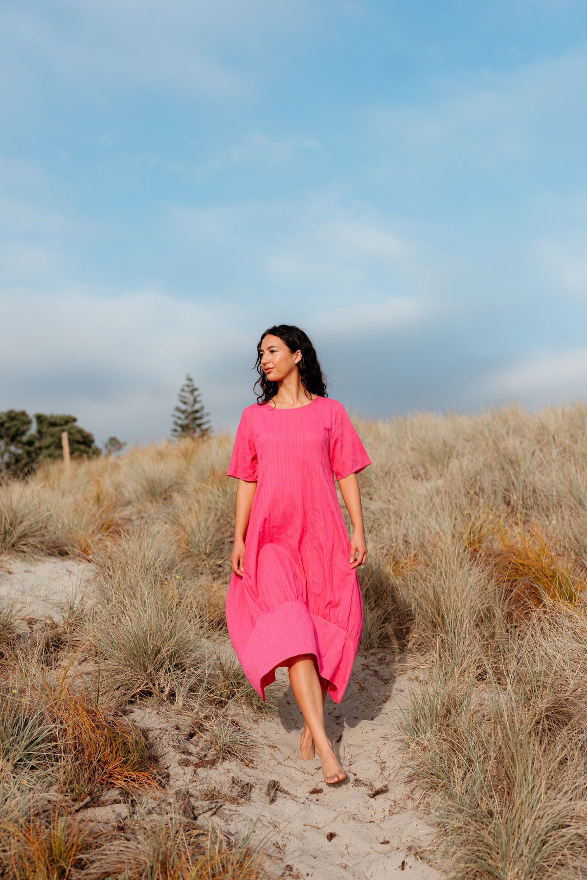 Seduce Selena Dress - Hot Pink