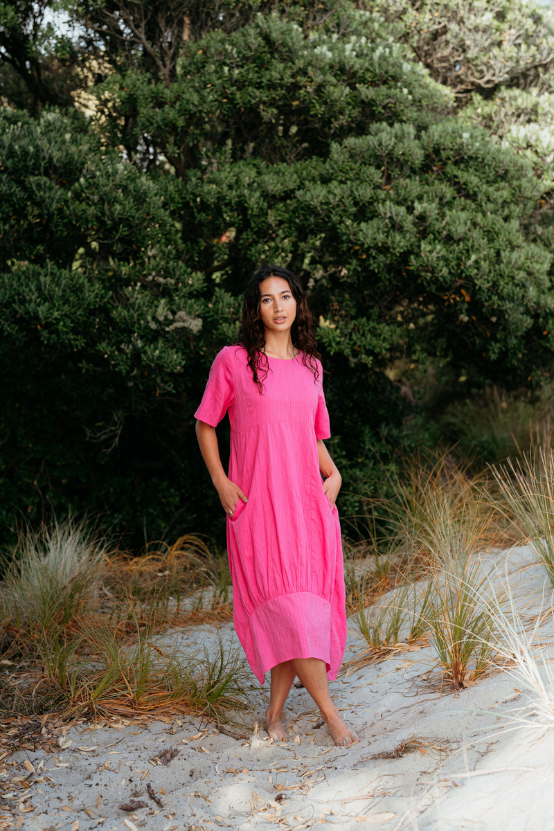 Seduce Selena Dress - Hot Pink