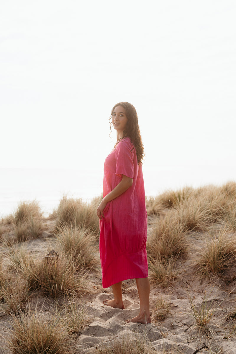 Seduce Selena Dress - Hot Pink