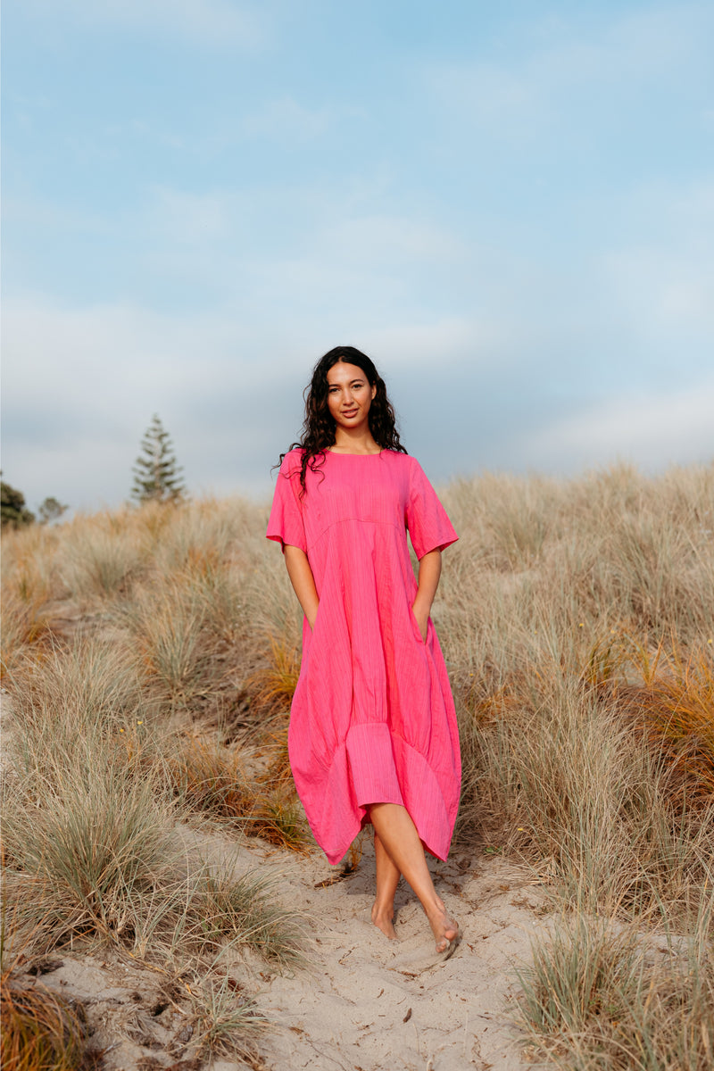 Seduce Selena Dress - Hot Pink