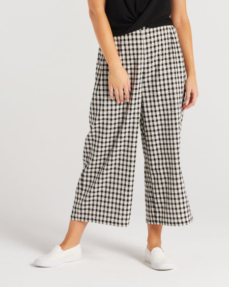 Ankle Pleat Pant - Micro Modal