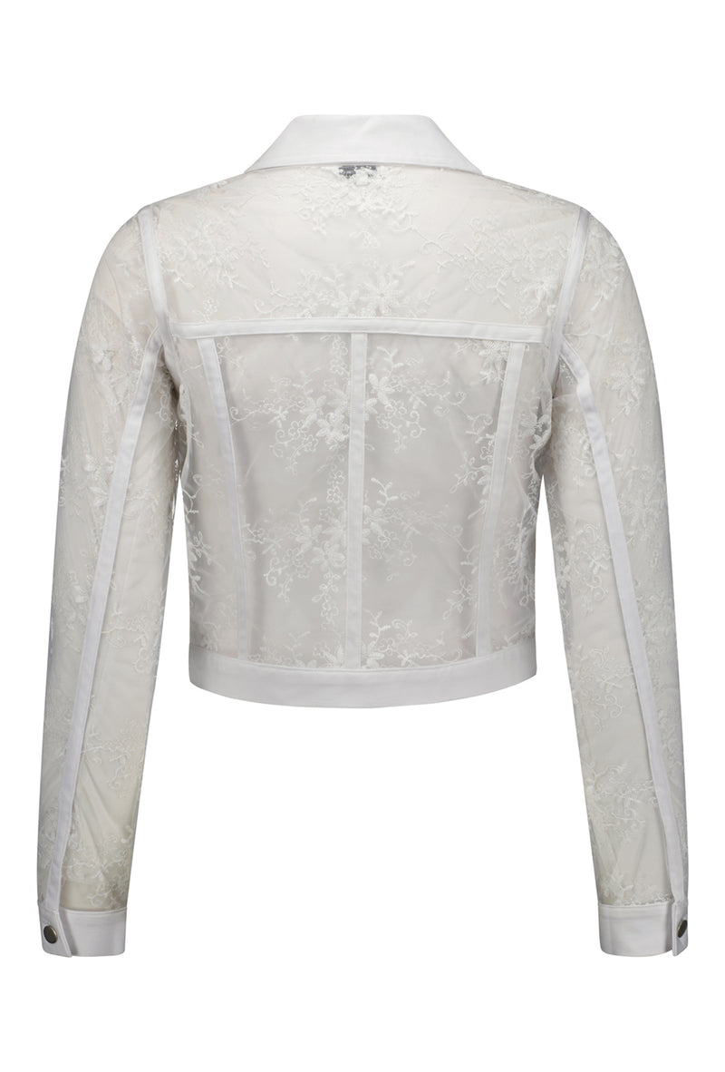 Lemon Tree Sally-Ann Lace Jacket - White