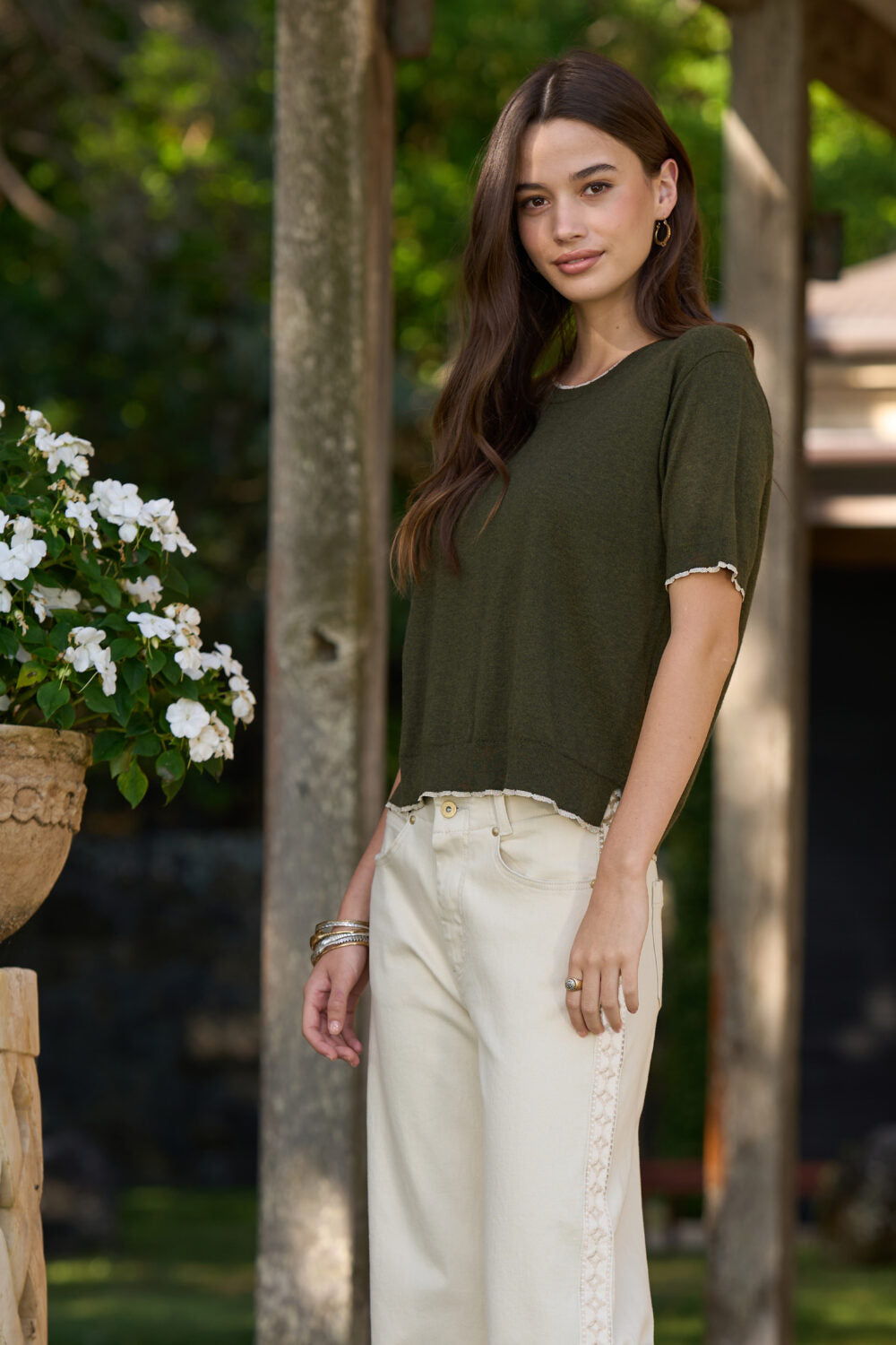 Loobies Story Maha Tee- Olive