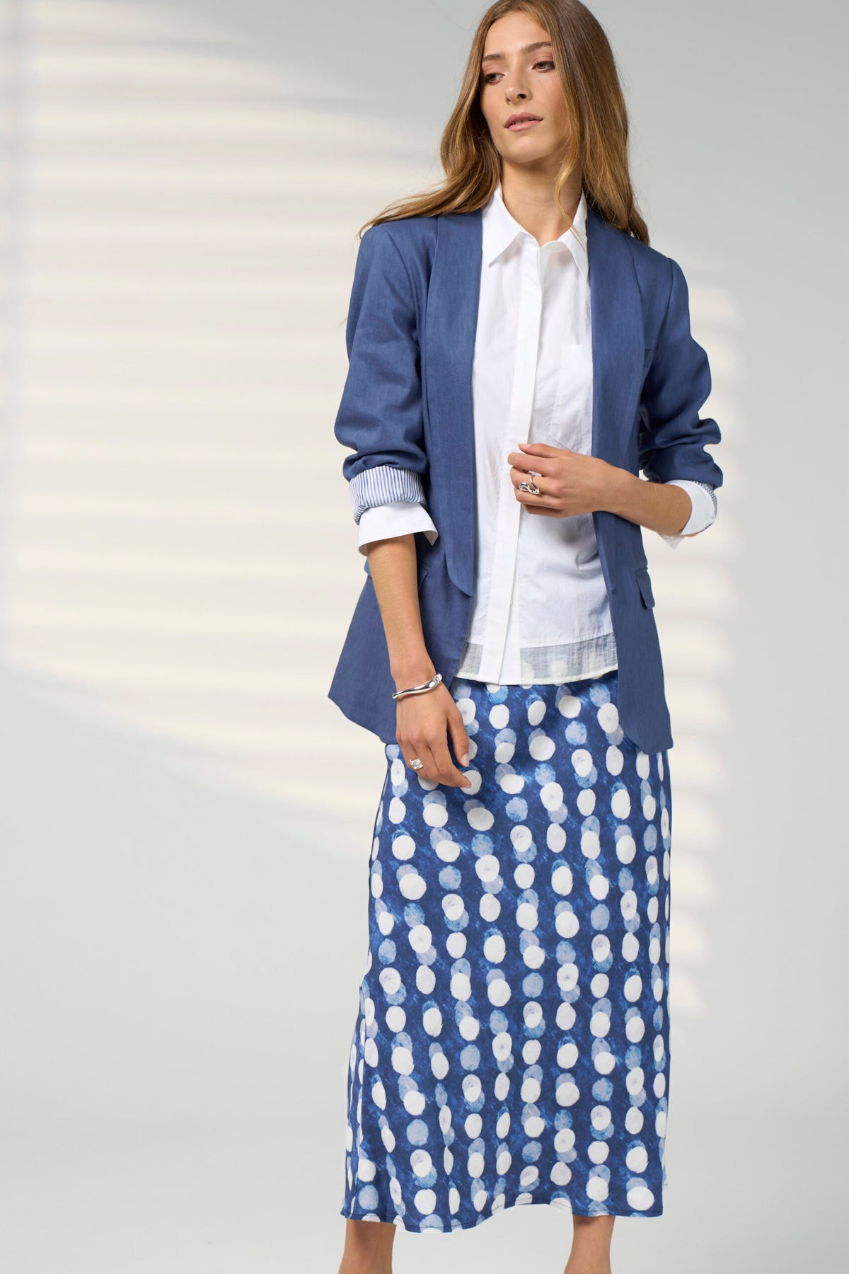 Madly Sweetly Vision Skirt- Denim Multi