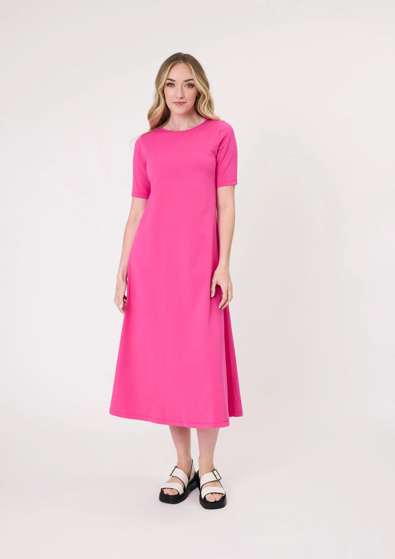Lemon Tree Sole Dress Fuschia