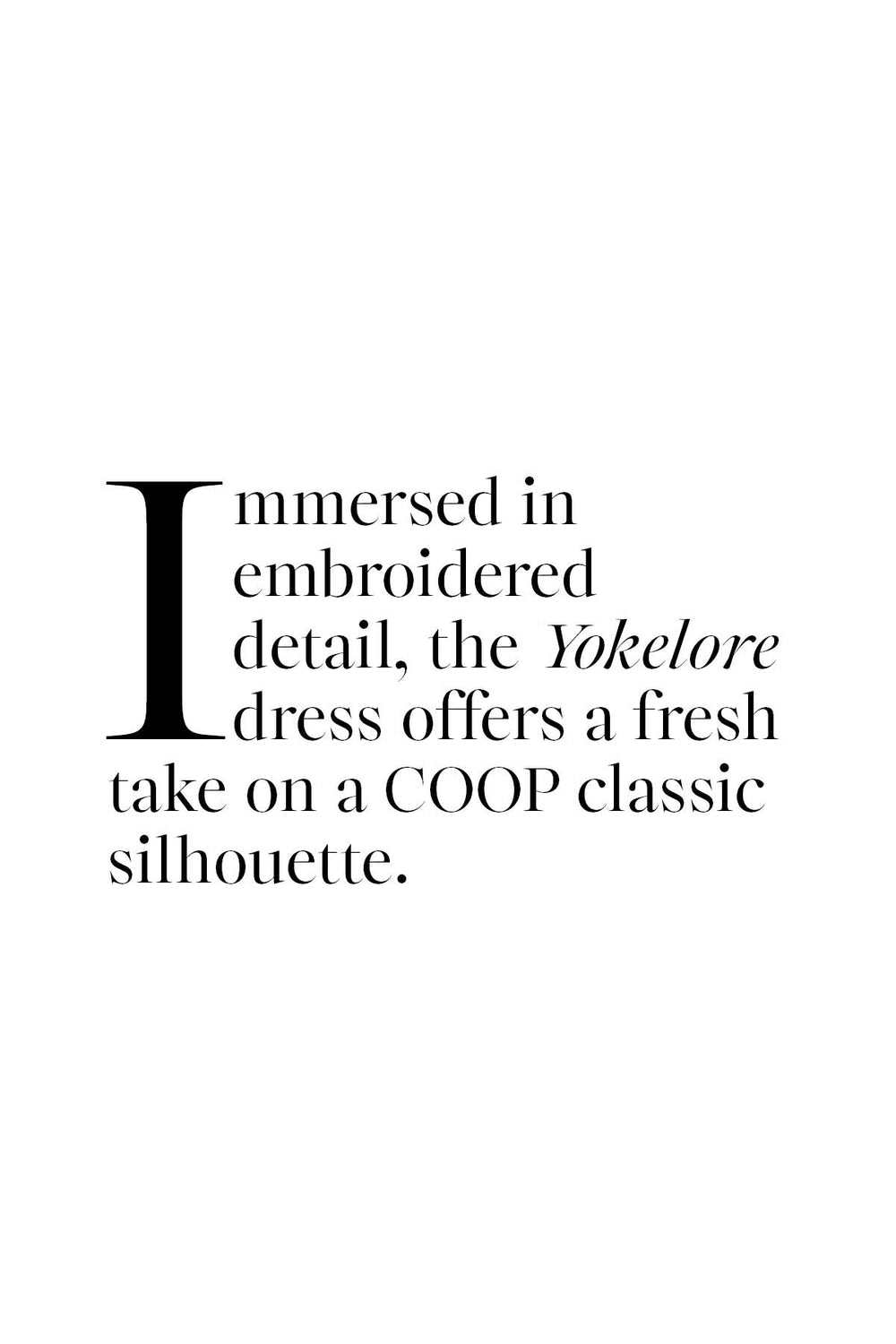 COOP Yokelore Dress