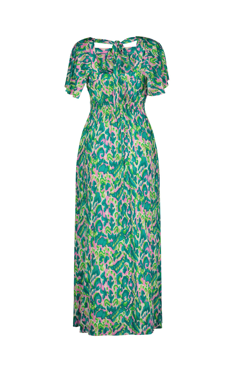 Lemon Tree Sylvia Dress - Teal Print